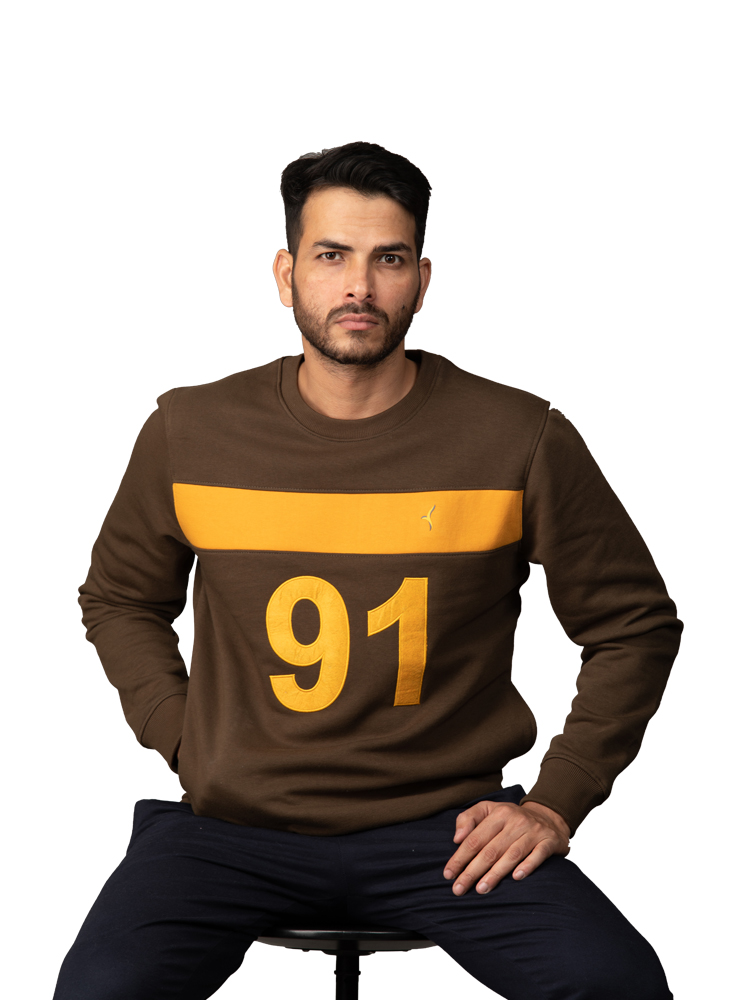 Crew Neck Fashion Snuff Sweat Shirt