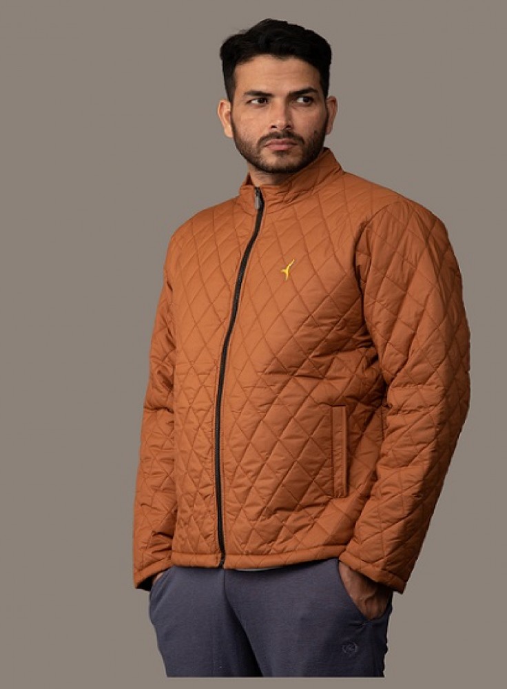 Full Sleeve Quilted Rose Dust Winter Jacket