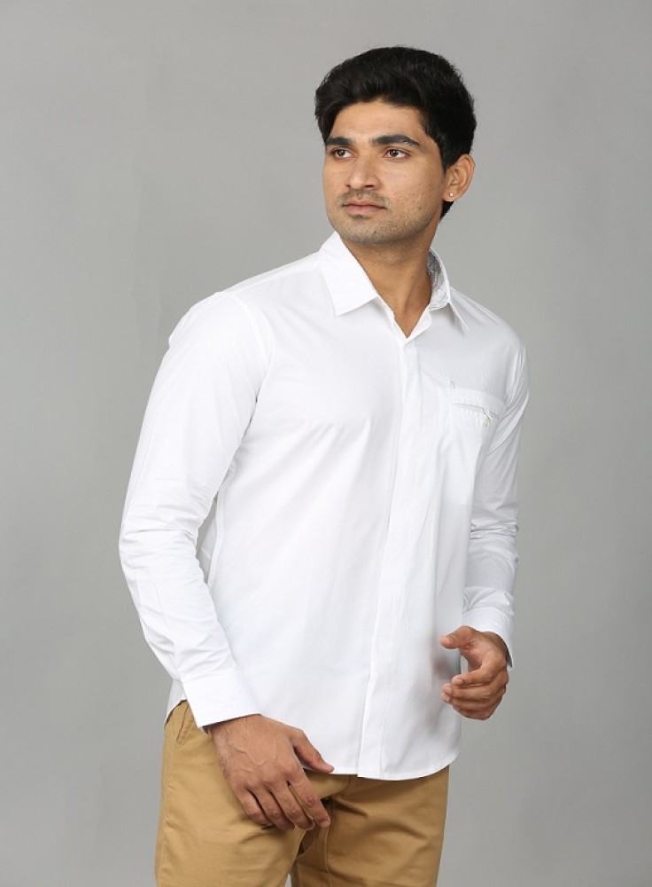 Standard White Shirt with Full Sleeves