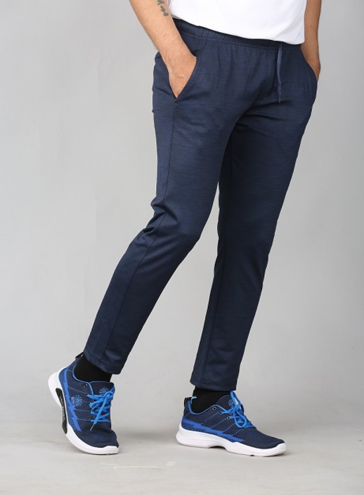 Navy Blue Comfort Fit Track Pant