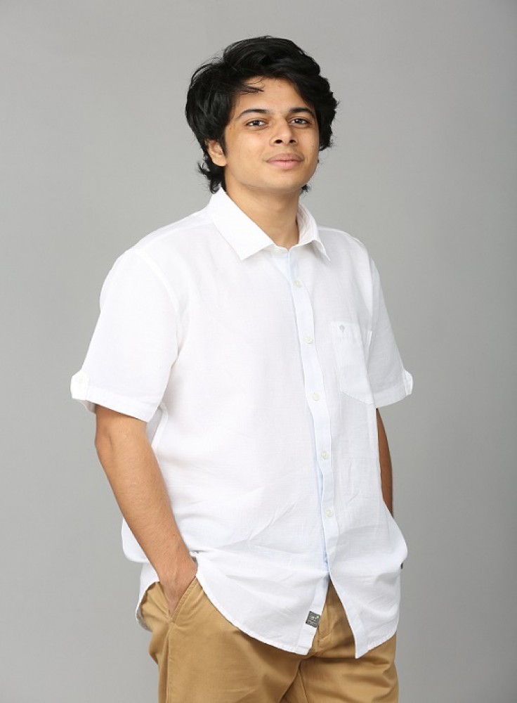 Linen Half Sleeve White Shirt