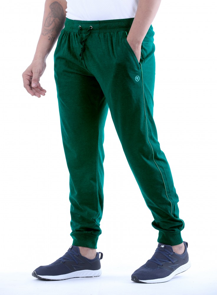 Buy CLOTHINK INDIA Womens Regular Solid Bottle Green Track PantsJoggers   Lowest price in India GlowRoad