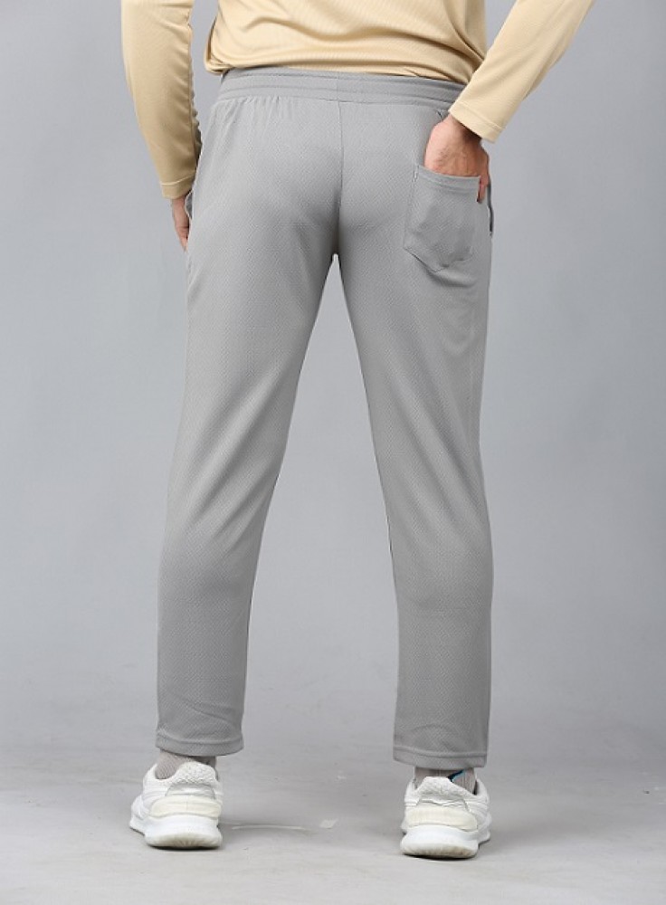 Light Grey Ankle Length Track Pant