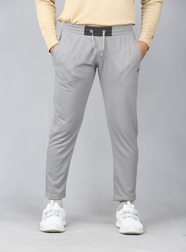 Light Grey Ankle Length Track Pant