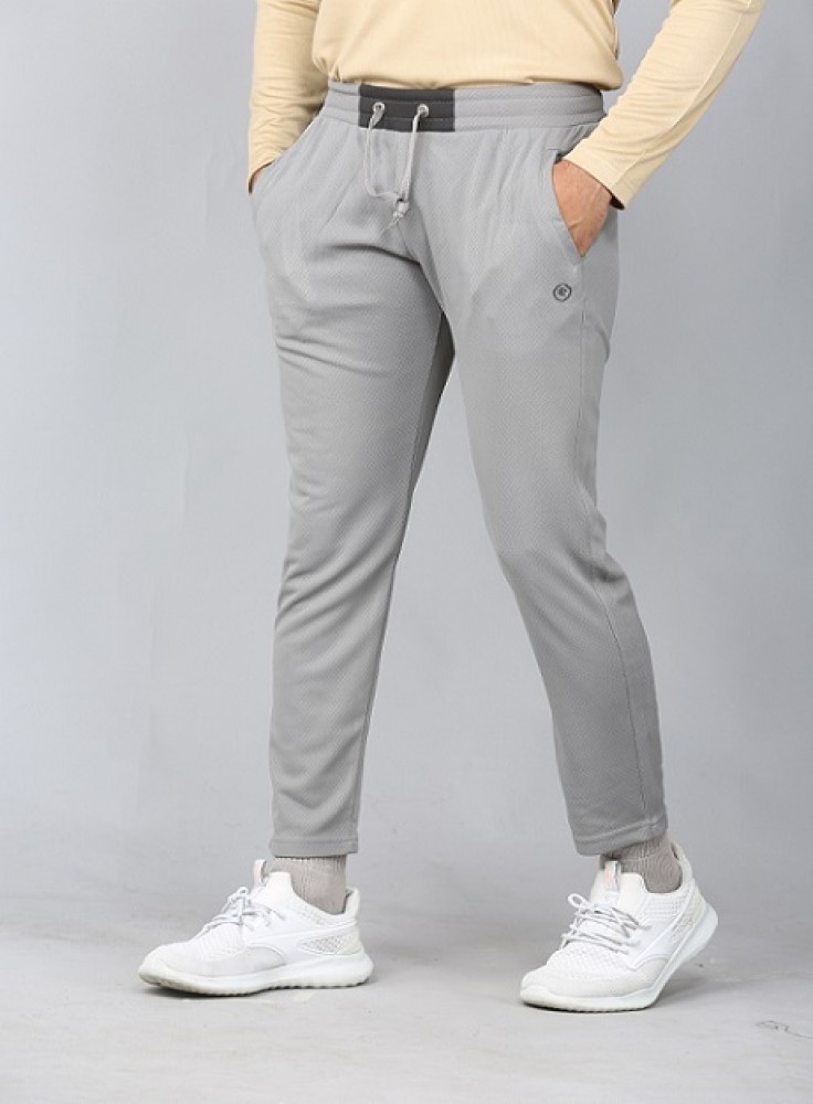 Light Grey Ankle Length Track Pant